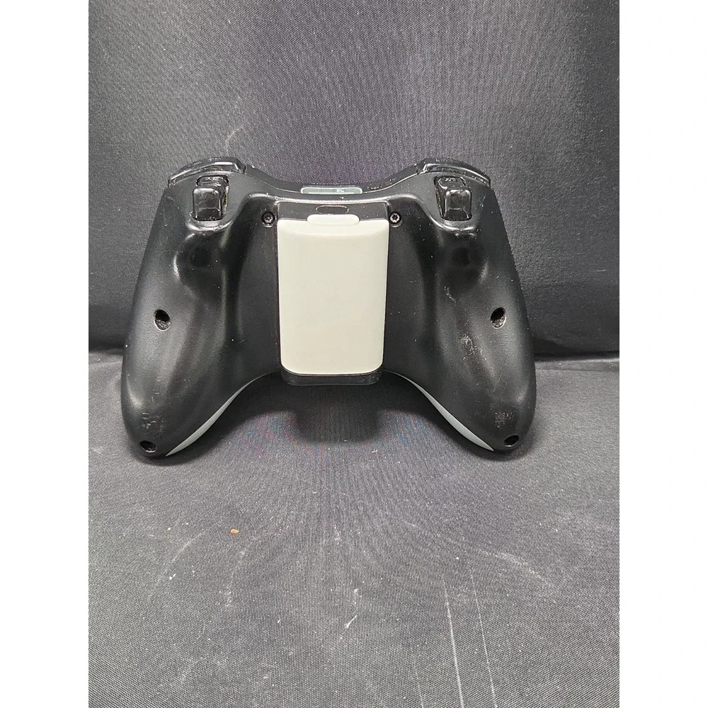 Microsoft Xbox 360 Black Gray Wireless Controller Official OEM Tested
